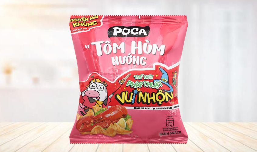 Snack vị tôm hùm nướng Poca 30g