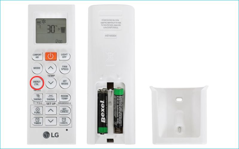 Chế độ ENERGY CTRL giúp kiểm soát lượng điện năng tiêu thụ hiệu quả