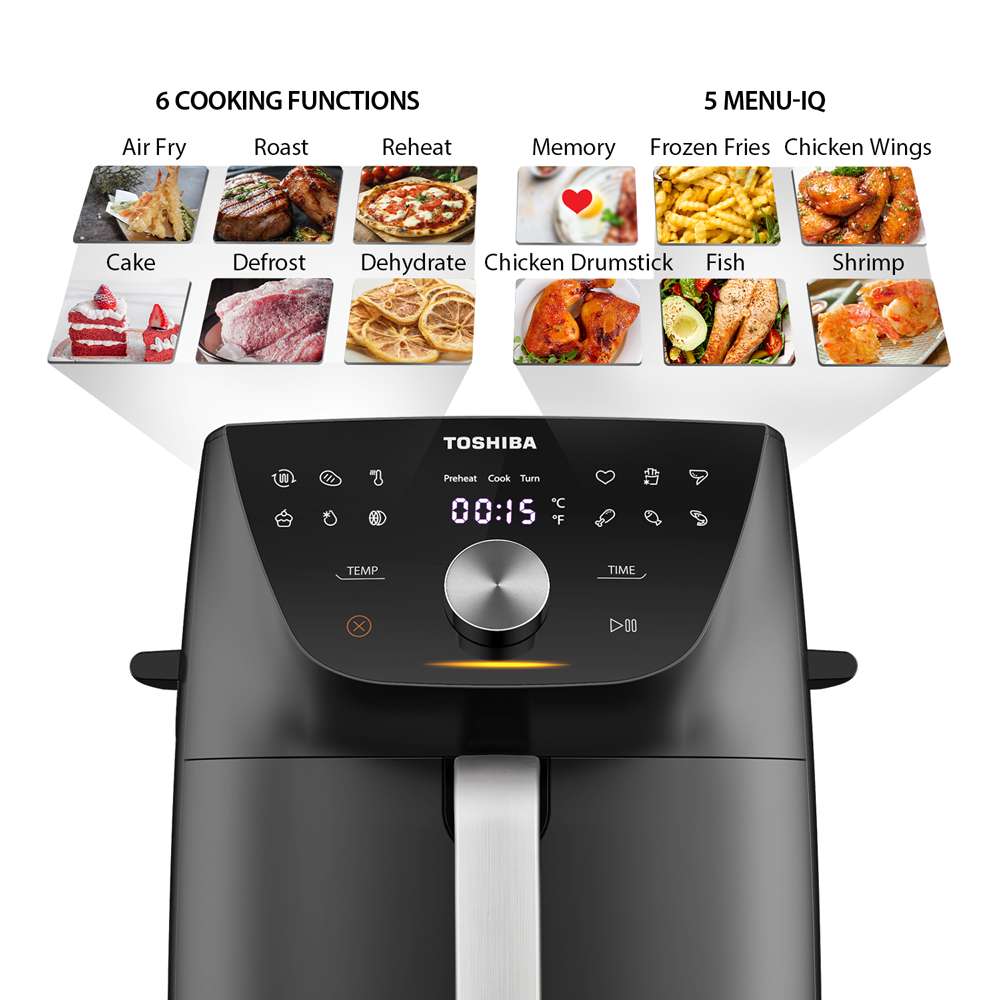 Nồi chiên không dầu Toshiba AF-74CS1SRVN(H) 7.4 lít đa dạng chức năng nấu