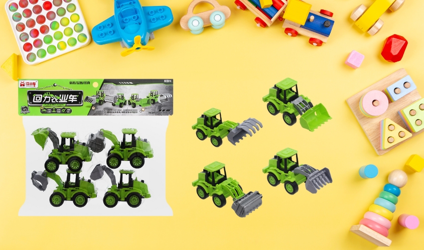 Đồ chơi xe công trình 3L 3L832-C20 (4 chiếc)