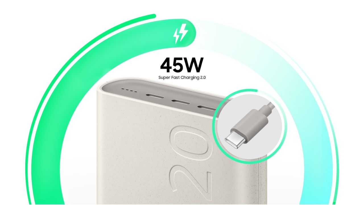 Sạc dự phòng Samsung dung lượng cao mà lại còn bảo vệ môi trường Sạc dự phòng Samsung dung lượng cao mà lại còn bảo vệ môi trường