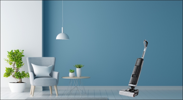 Máy hút bụi lau nhà Dreame H14 Ultra được trang bị răng lược Tangle Cut™ và bánh xe trợ lực GlideWheel™, giảm rối tóc và dễ thao tác