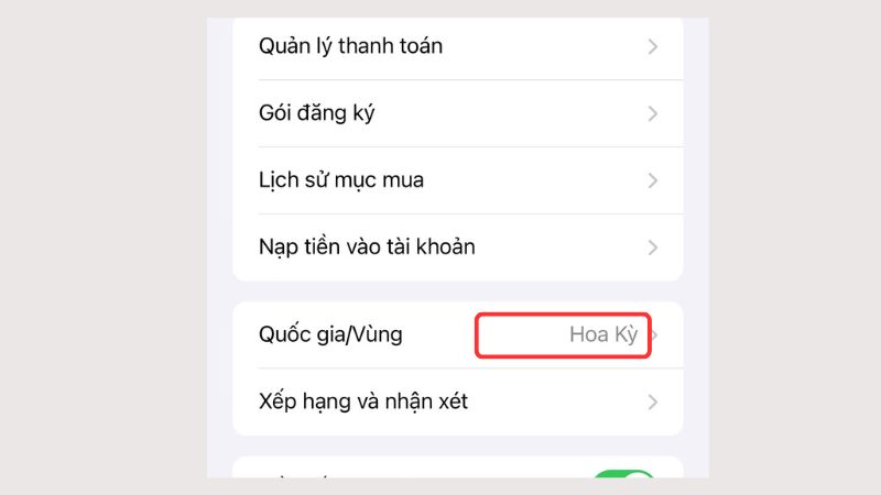 Xem lại quốc gia/vùng đã lấy thanh lịch Hoa Kỳ