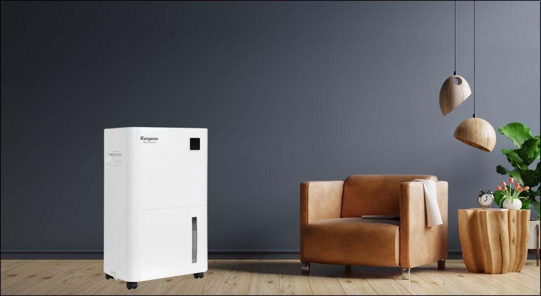 Máy hút ẩm Kangaroo KGDH16 với công nghệ hút ẩm ngưng tụ kết hợp với 3 chế độ