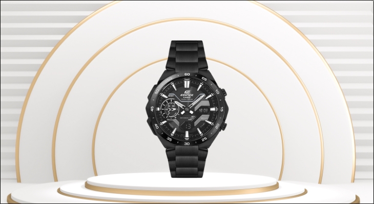 Đồng hồ Edifice Casio 48.2 mm Nam ECB-2200DC-1ADF được tạo ra để phục vụ các quý ông đam mê tập luyện thể dục, sản phẩm này sở hữu một loạt tính năng tiện ích