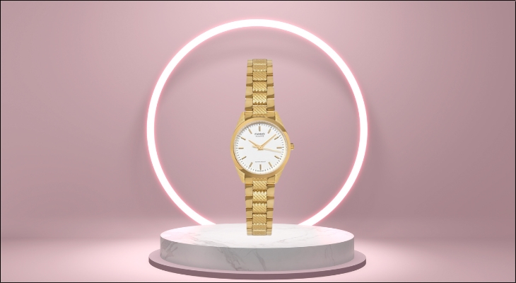 Đồng hồ CASIO 26 mm Nữ LTP-1274G-7ADF với thiết kế trẻ trung và hiện đại, phù hợp với các quý cô sang trọng, tinh tế