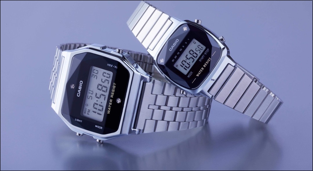 Dòng Casio đính kim cương mang lại phong thái thanh lịch, thu hút và thể hiện đẳng cấp của người sở hữu