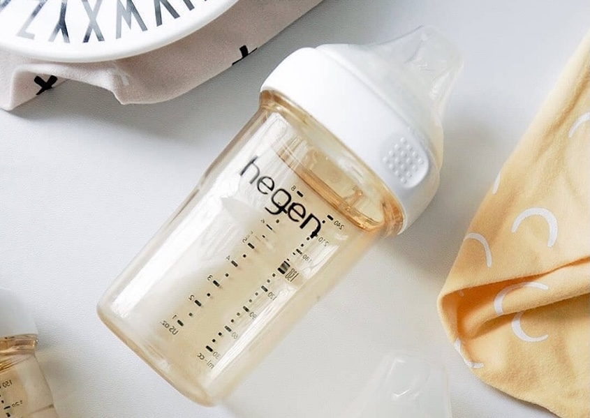 Bình sữa nhựa PPSU Hegen cổ rộng 240 ml (3 – 6 tháng)