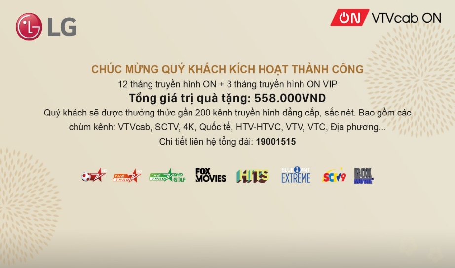 K&iacute;ch hoạt th&agrave;nh c&ocirc;ng