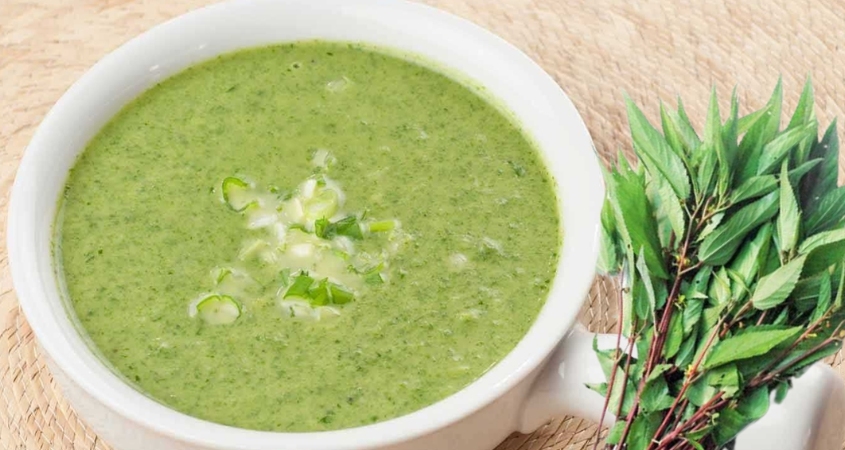 Hình minh hoạ cháo cá basa rau đay