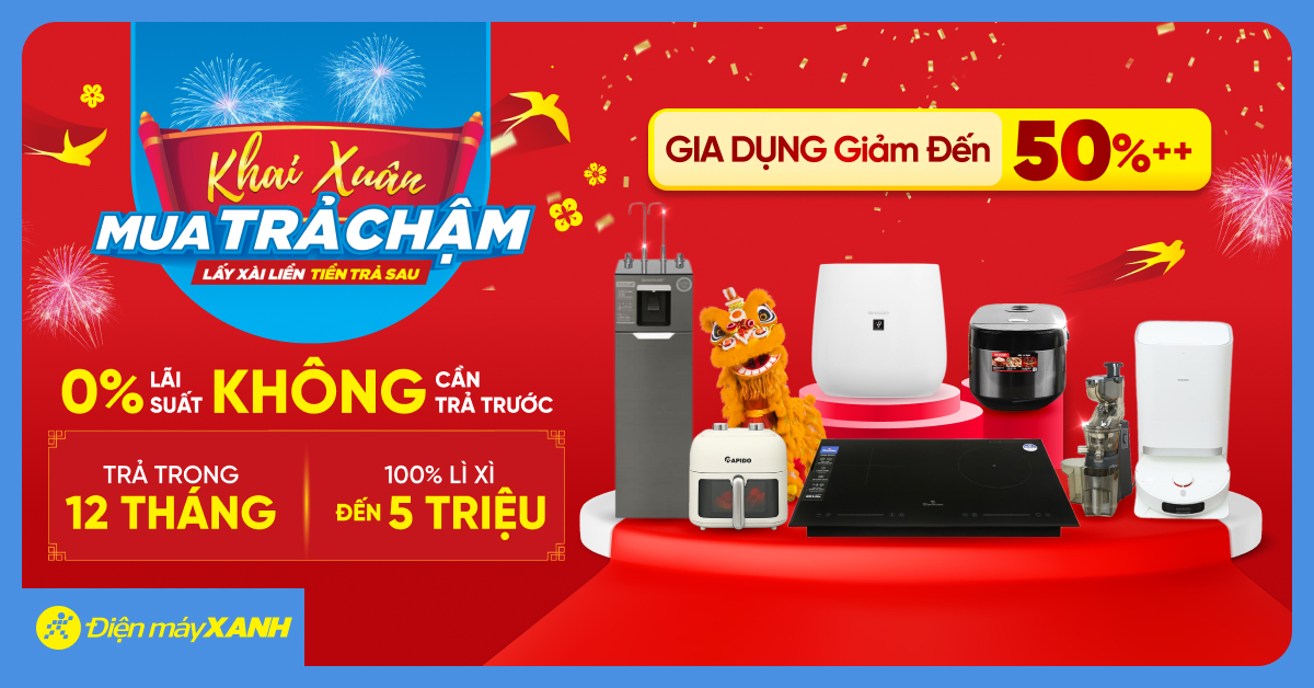 Giá Sốc Cuối Tuần - Gia Dụng Online Điện Máy Xanh Giảm Cực Sốc - Săn Mã Giảm Đến 1 Triệu