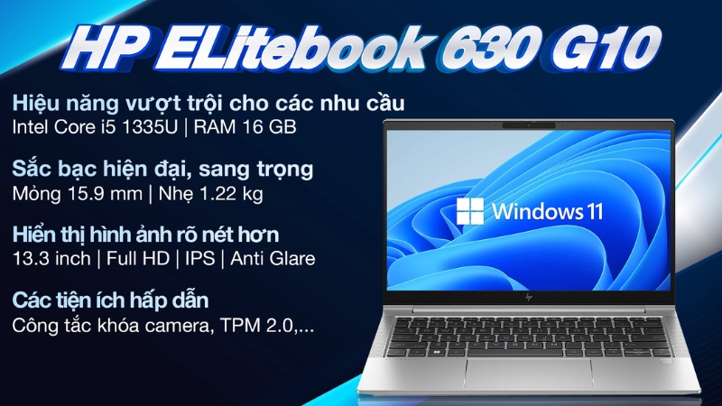 HP Elitebook 630 G10 - 9J0B4PT