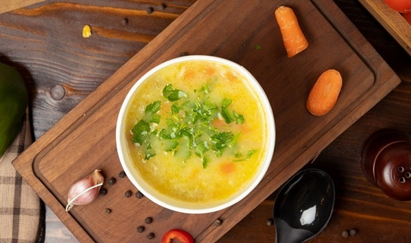 Hình minh họa cháo tim heo cà rốt