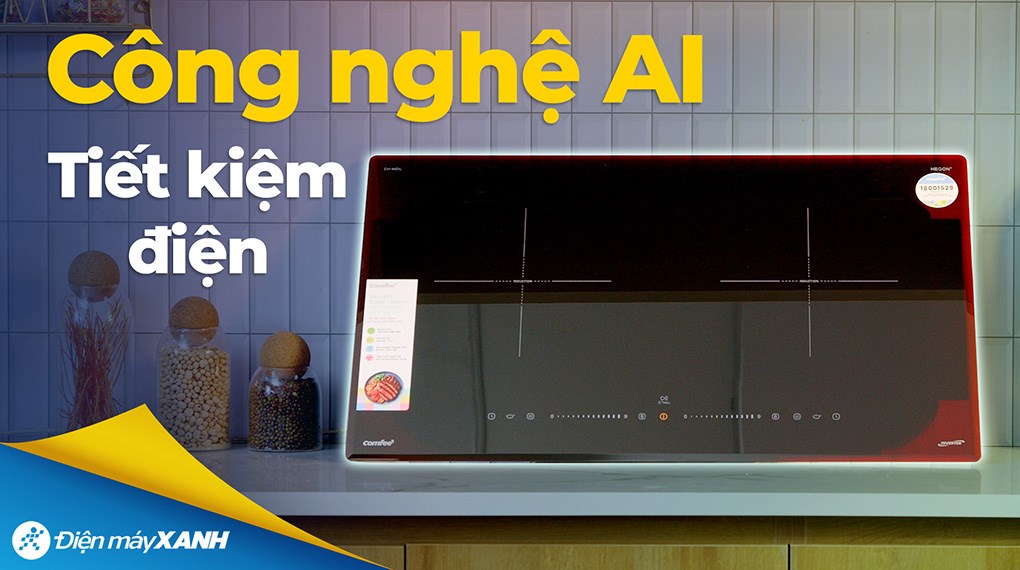 Bếp từ đôi lắp âm Comfee CIH-44DIL được tích hợp công nghệ AI hiện đại, thông minh, tiện dụng