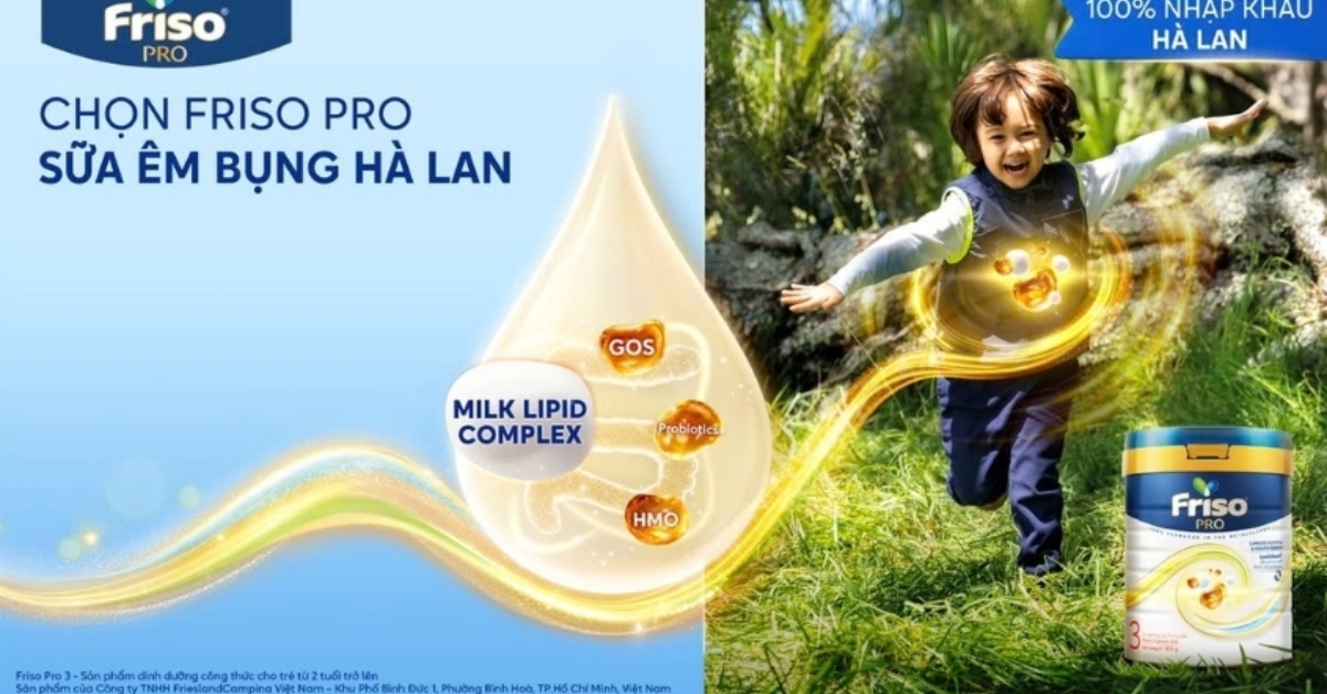 Sữa êm bụng Friso từ Hà Lan giúp bé tiêu hoá tốt, mẹ an tâm Sữa êm bụng Friso từ Hà Lan giúp bé tiêu hoá tốt, mẹ an tâm