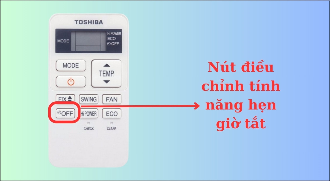 Hẹn giờ tắt máy lạnh Toshiba giúp bạn ngủ ngon và tiết kiệm điện