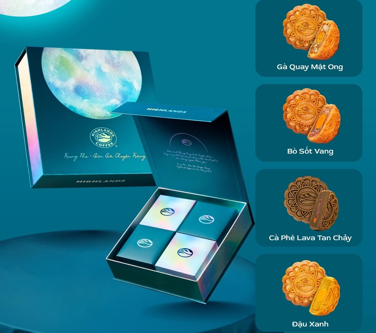 Bánh trung thu Highland 2024