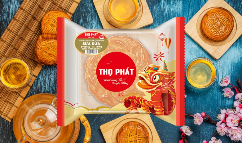 Bánh trung thu Thọ Phát sữa dừa 1 trứng 150g