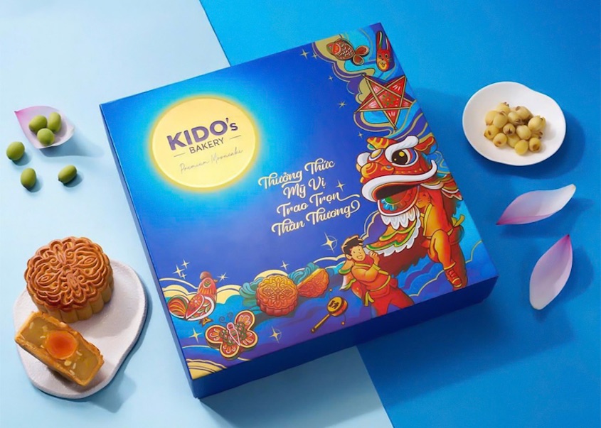 Hộp 4 bánh trung thu Kido