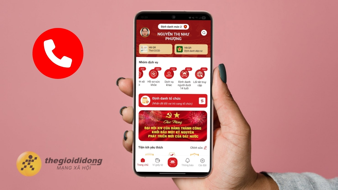 Cách đổi số điện thoại tài khoản VNeID