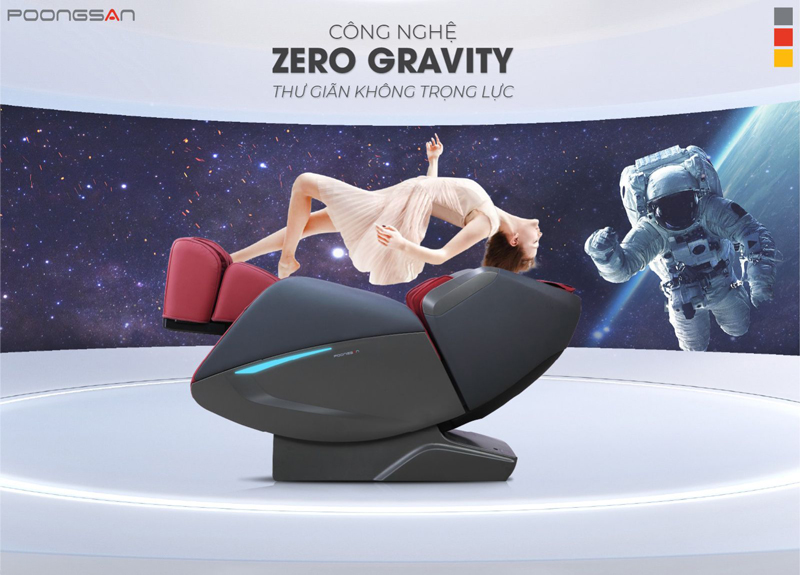 Ghế massage Poongsan MCP-501-BR được trang bị tính năng Nắn chỉnh cột sống giúp làm giảm tình trạng vôi hóa cột sống