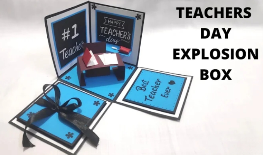 Làm thiệp hình hộp tặng giáo viên nhân ngày 20/11