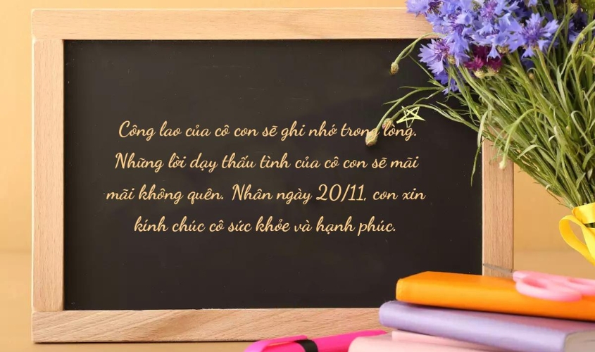 Lời chúc mừng ngày Nhà giáo Việt Nam 20/11