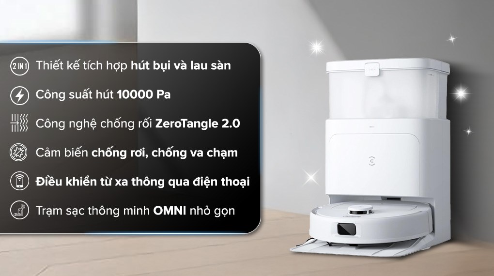 Nếu robot hút bụi lau nhà Ecovacs N30 Pro OMNI bị ngắt ngoại tuyến thường xuyên trong khi hoạt động là dấu hiệu tình trạng thiết bị đã hết pin