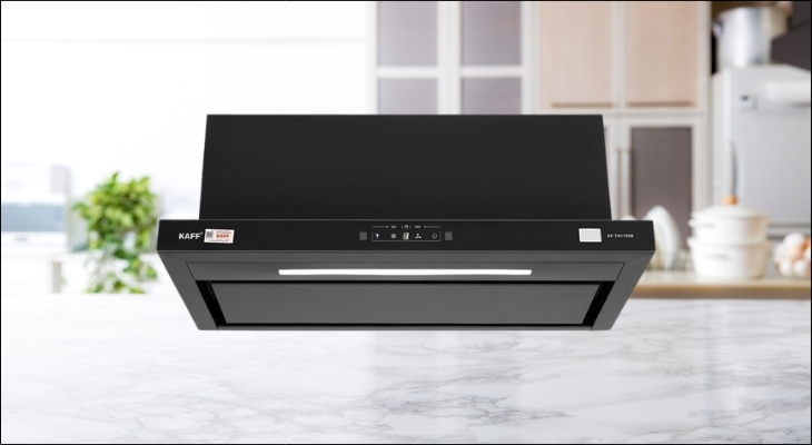 Sử dụng bếp điện nên lắp máy hút mùi Kaff KF-TH1700B ở khoảng cách tối thiểu 65cm
