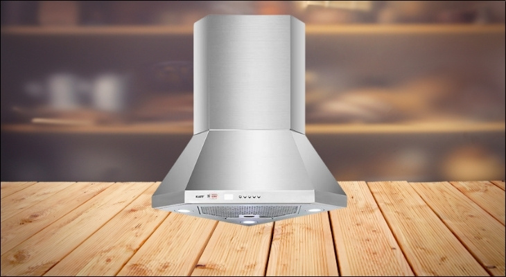 Máy hút mùi áp tường KAFF KF-CN700I vận hành với mức công suất hút 1200 m³/giờ, xử lý nhanh khói dầu, mùi thức ăn