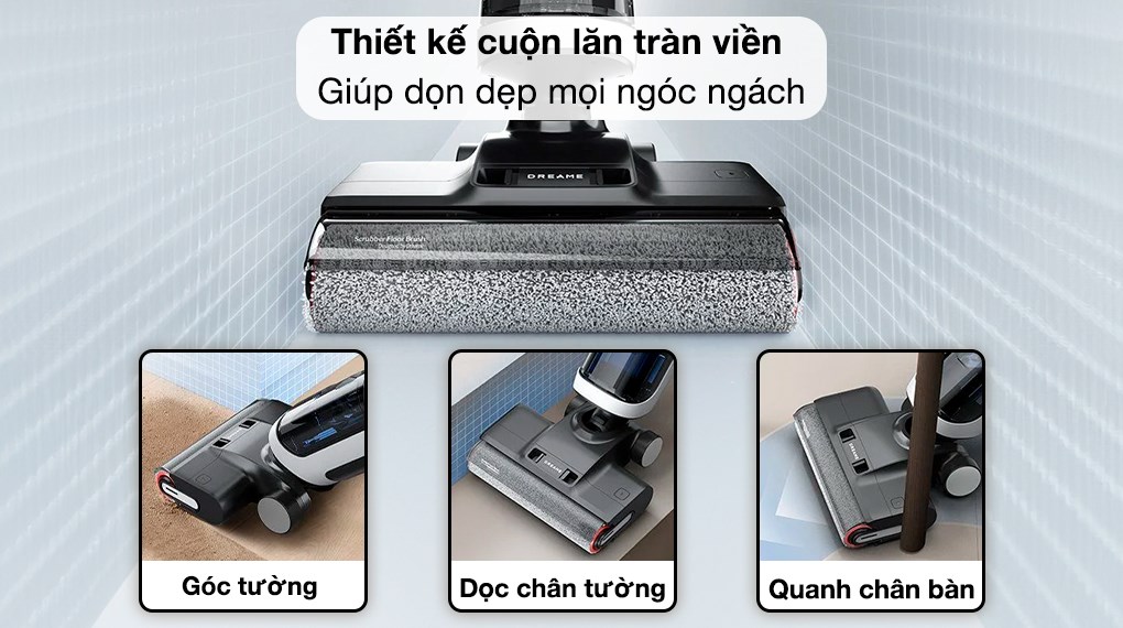 Máy hút bụi lau nhà Dreame H14 làm sạch hiệu quả