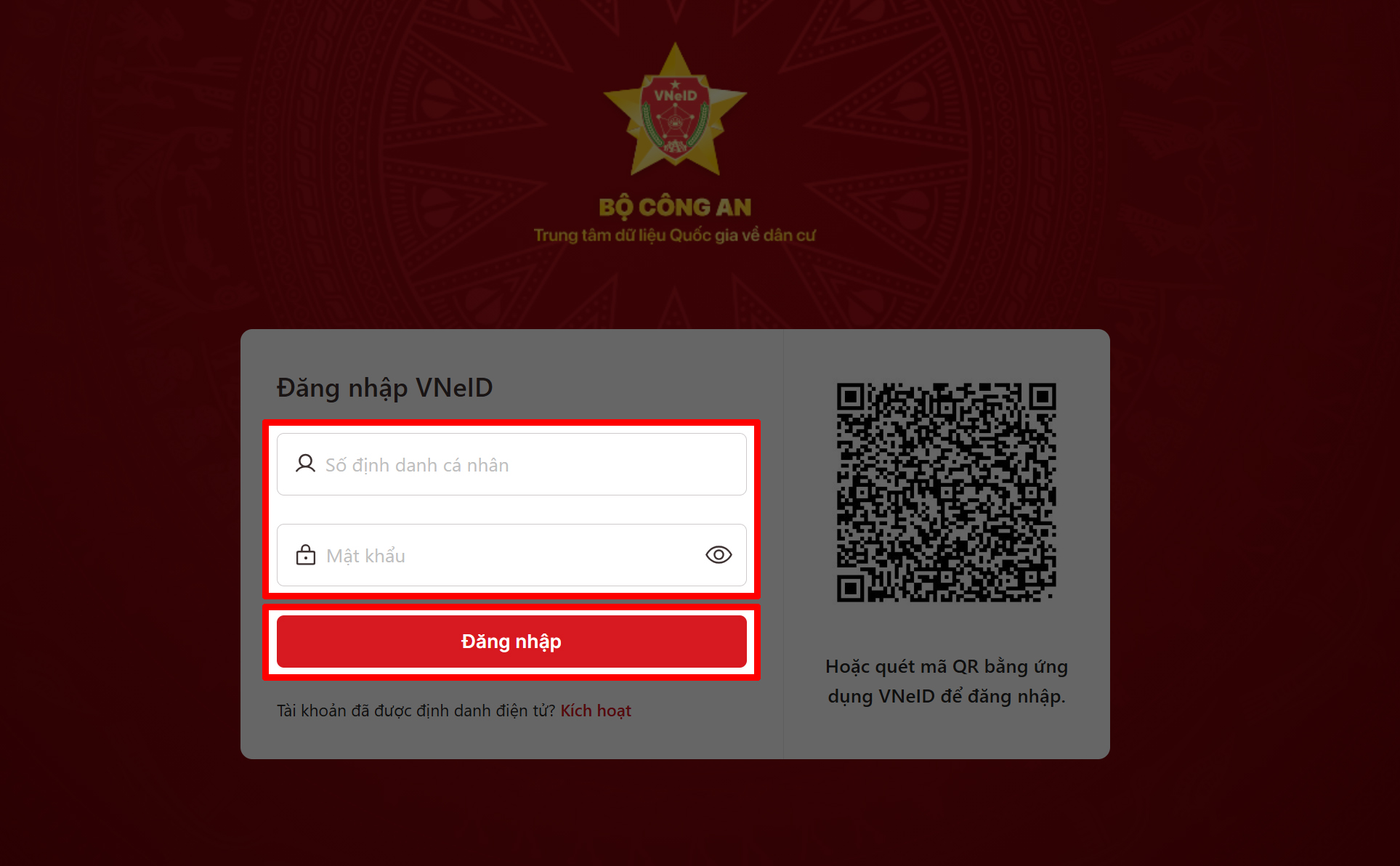 Cách đăng nhập VNeID trên máy tính Cách đăng nhập VNeID trên máy tính