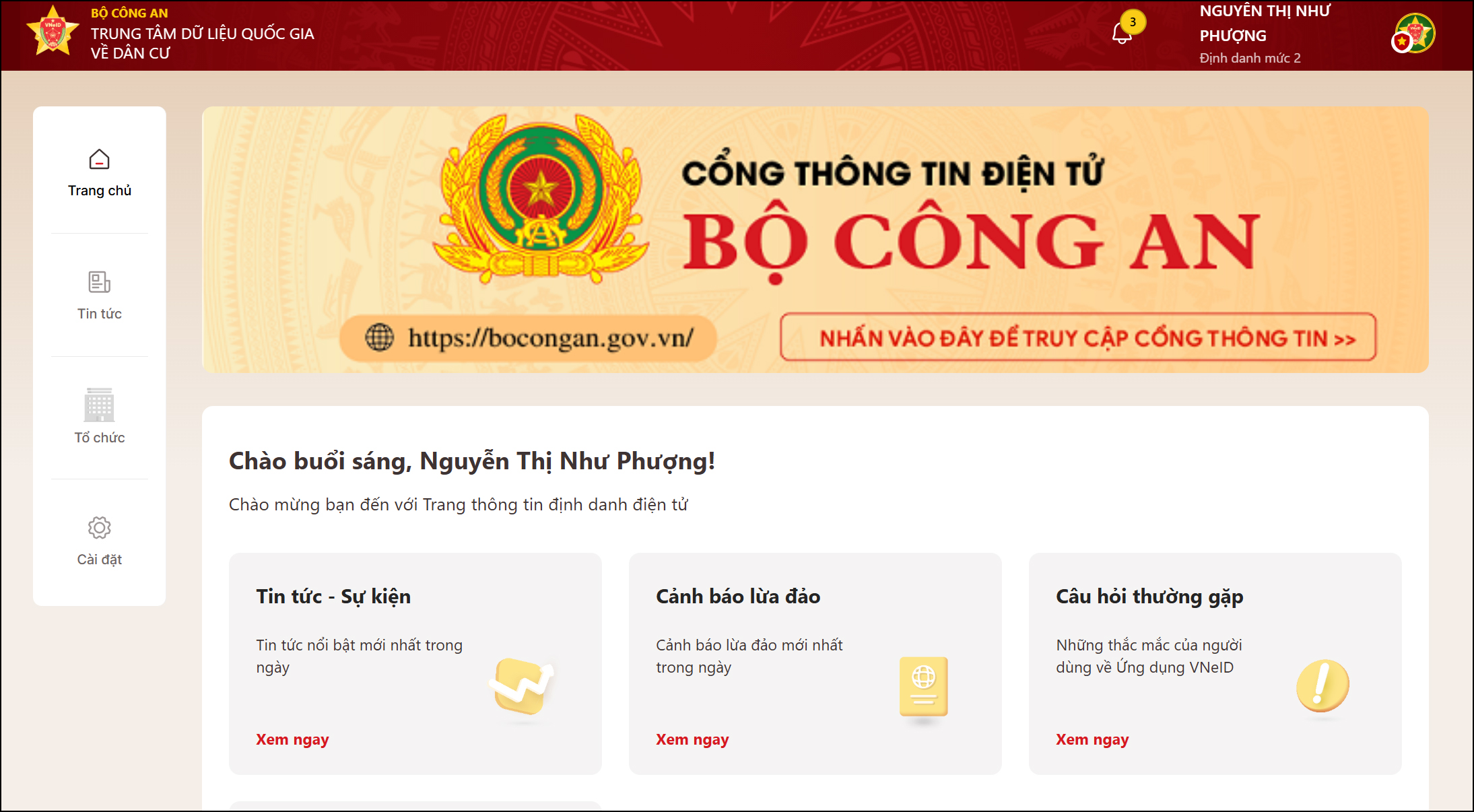Cách đăng nhập VNeID trên máy tính Cách đăng nhập VNeID trên máy tính