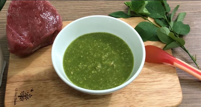 Hình minh hoạ cháo thịt bò mướp hương rau ngót