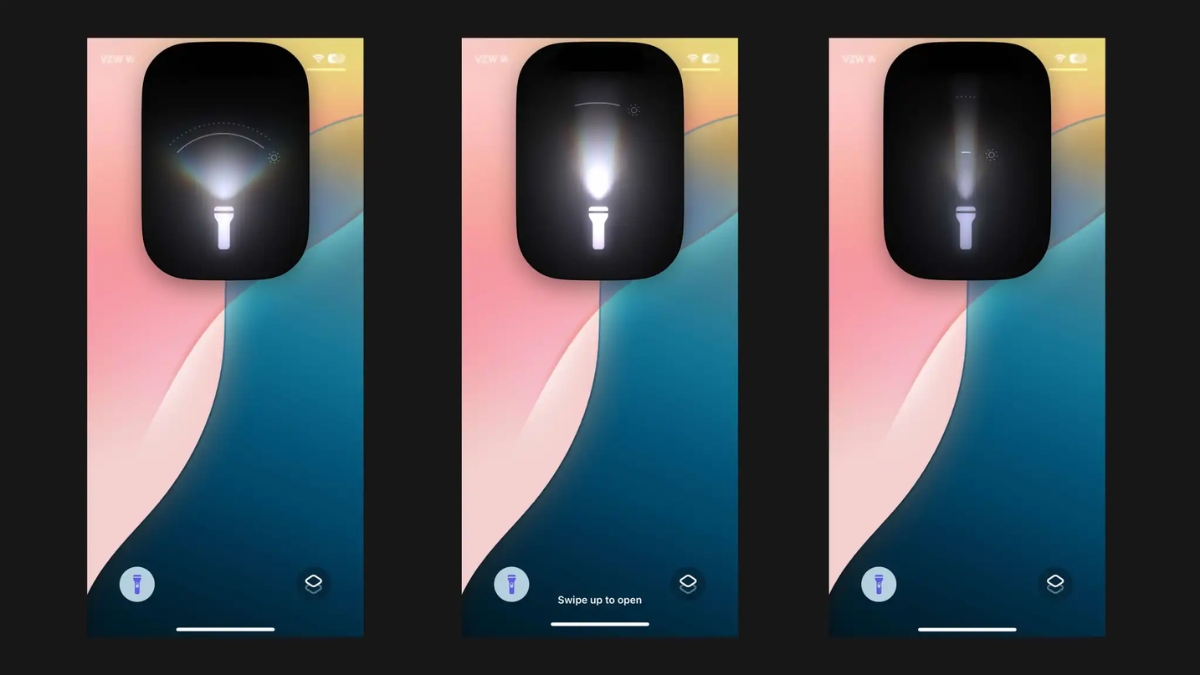 Giao diện đ&egrave;n pin mới tr&ecirc;n iOS 18