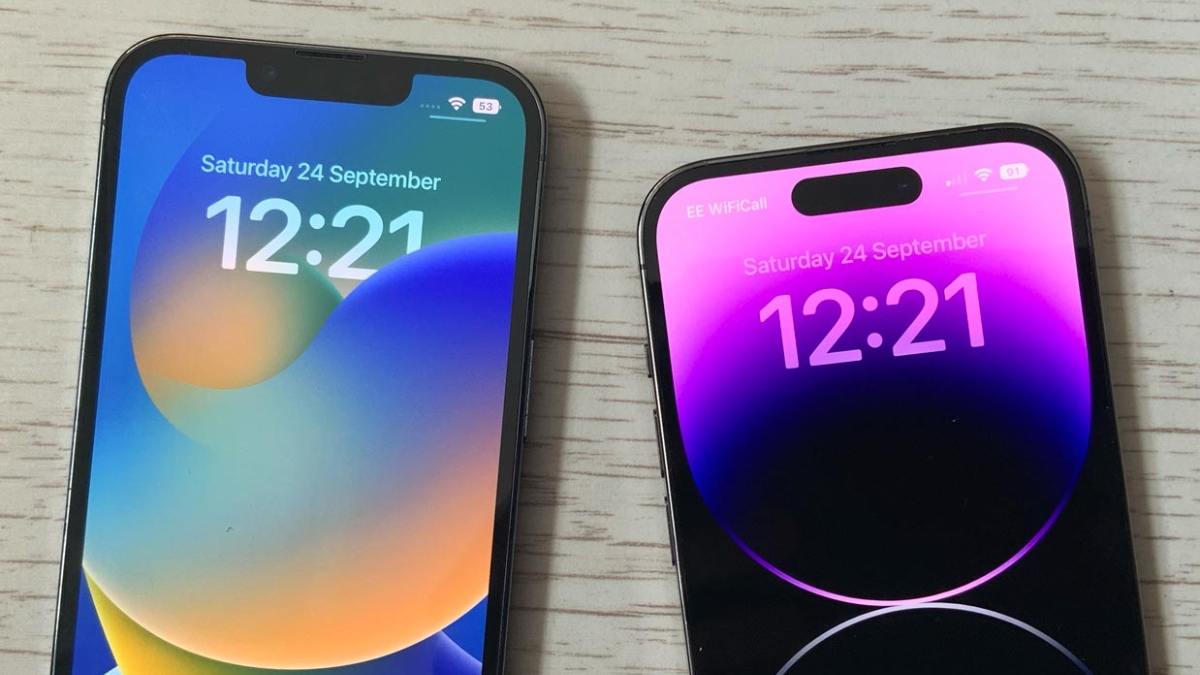 So s&aacute;nh Dynamic Island v&agrave; Tai thỏ