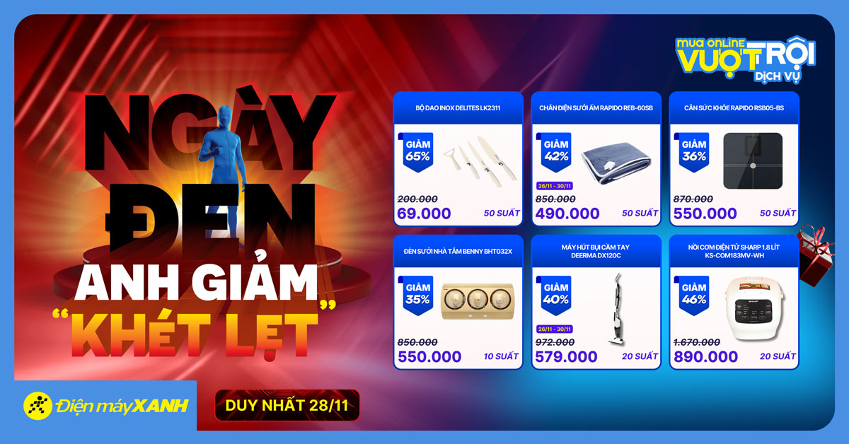 BLACK FRIDAY: NG&Agrave;Y ĐEN ANH GIẢM KH&Eacute;T LẸT