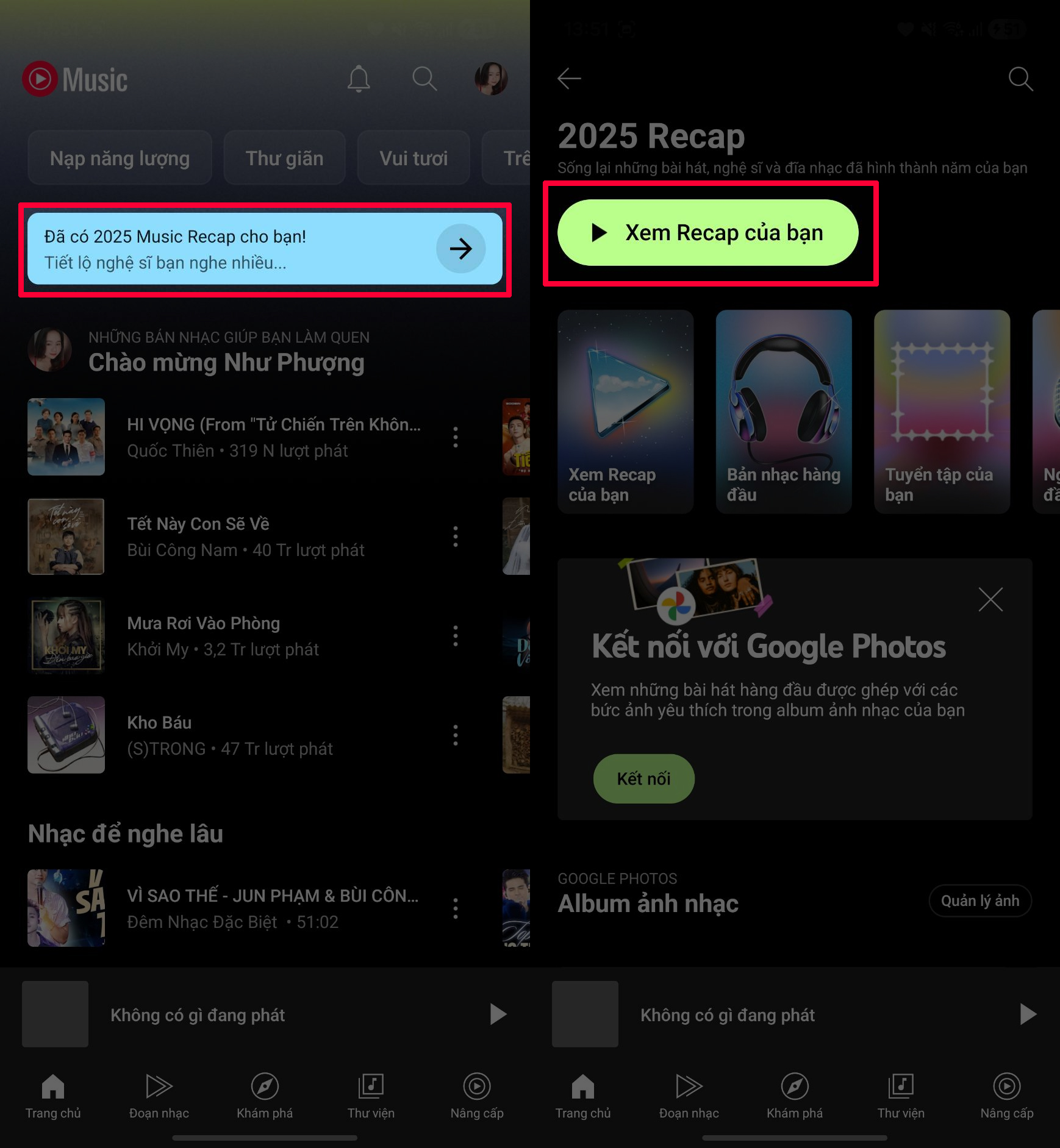 Cách Xem Youtube Music Recap 2025