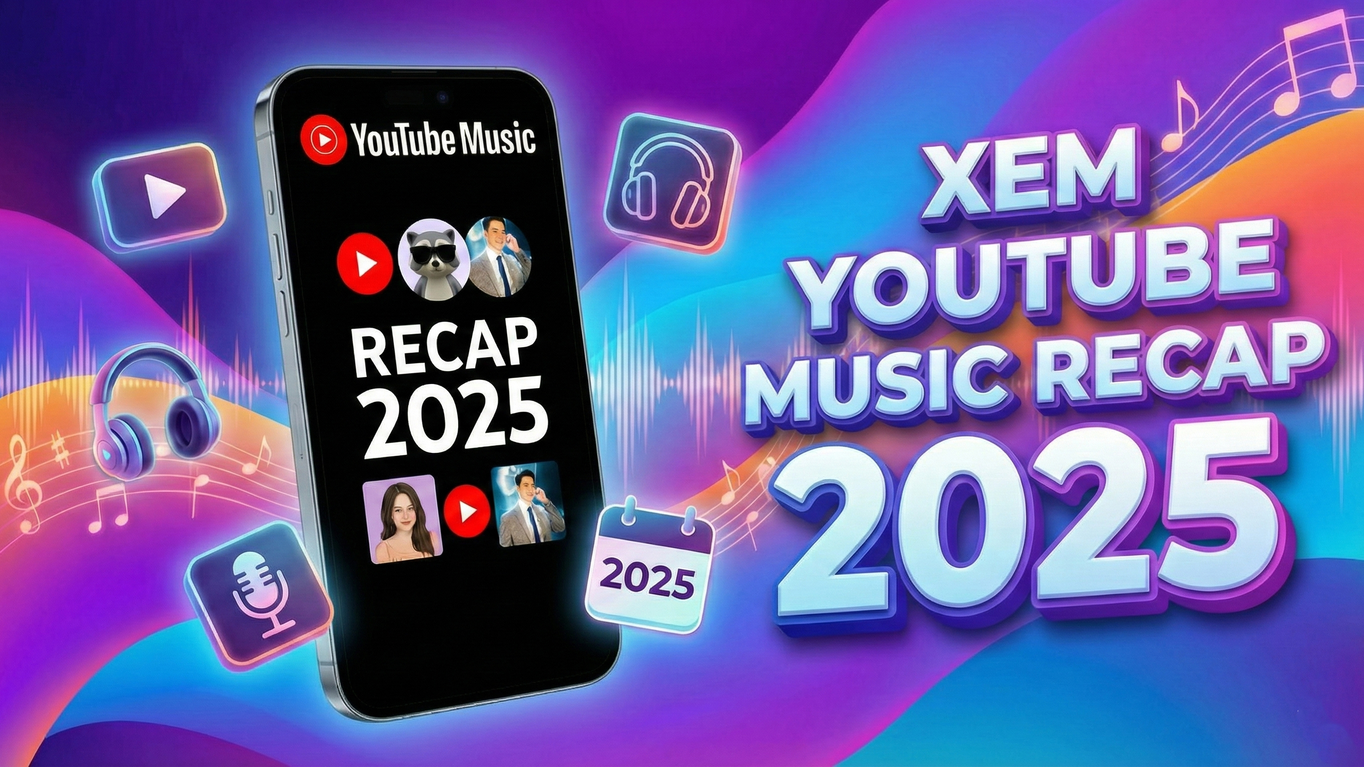 Cách Xem Youtube Music Recap 2025
