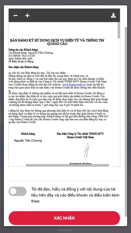 Hợp đồng trả g&oacute;p