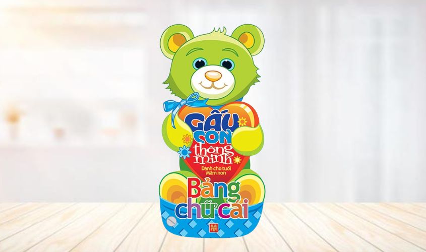 Sách gấu con thông minh Minh Long - chủ đề bảng chữ cái