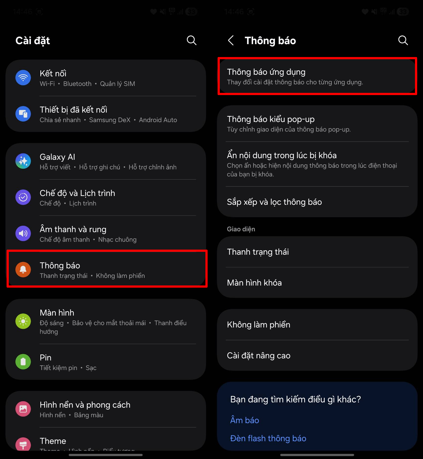 Cài đặt thông báo Zalo trên điện thoại