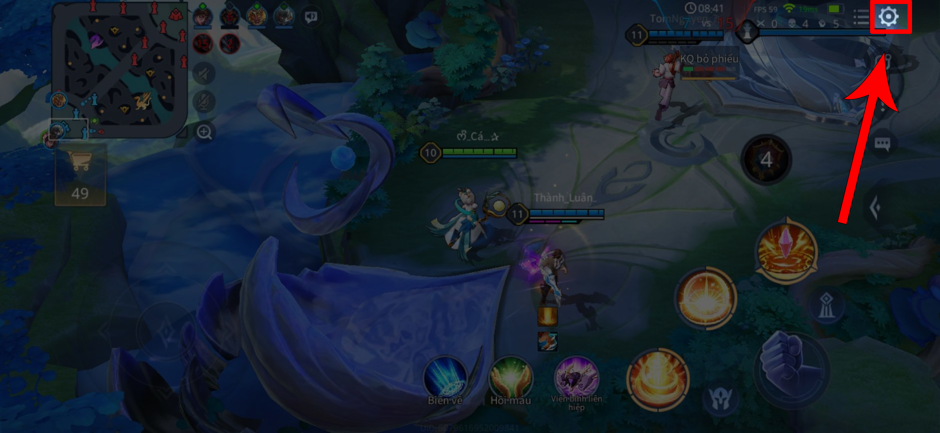 Cách đầu hàng trong Liên Quân Mobile