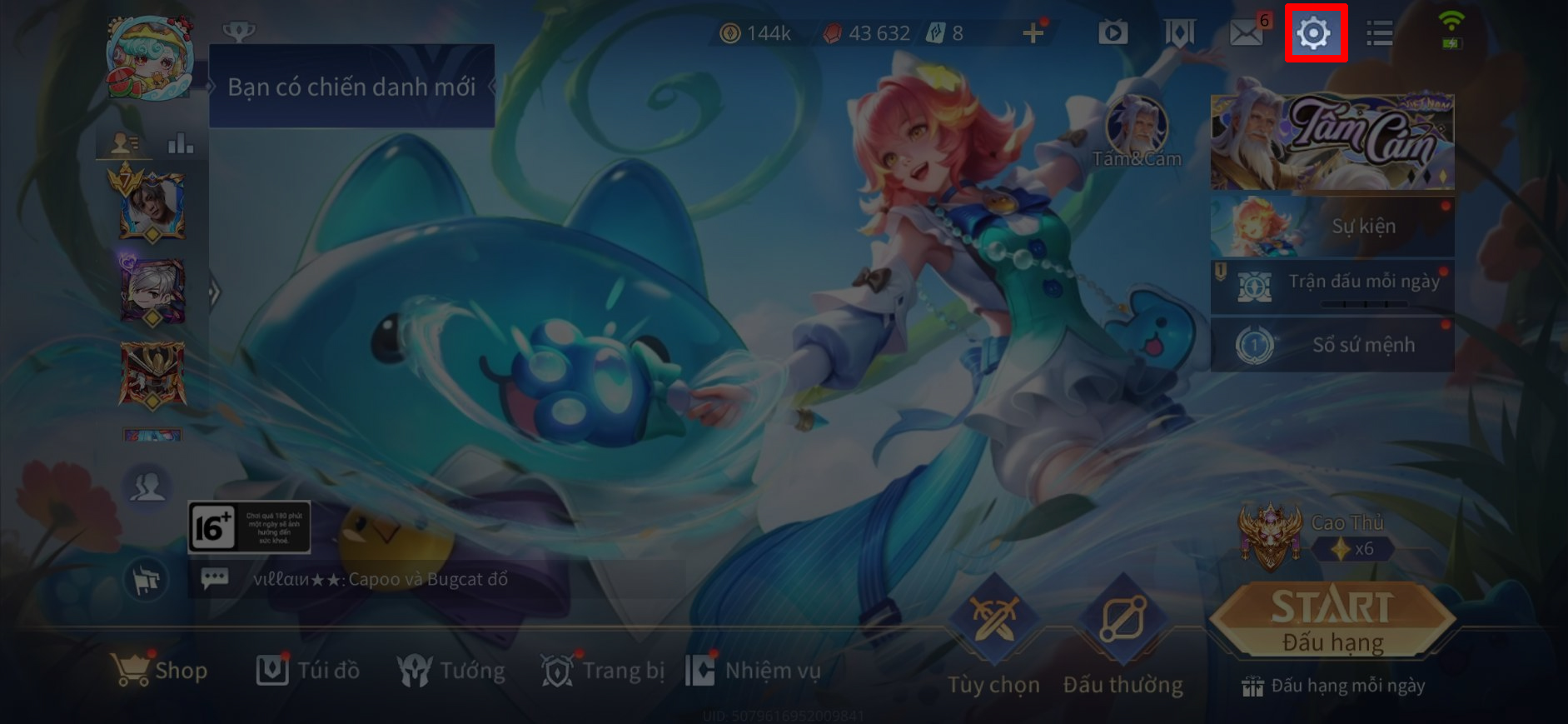 Cách đầu hàng trong Liên Quân Mobile