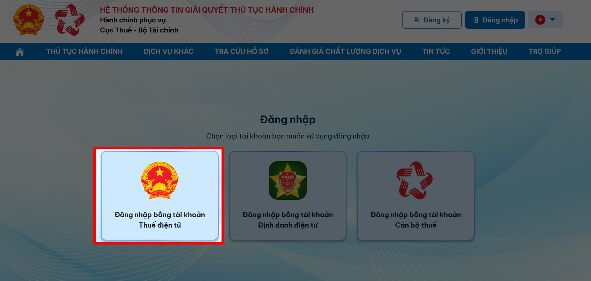 Cách đổi thông tin đăng ký thuế từ CMND sang CCCD online