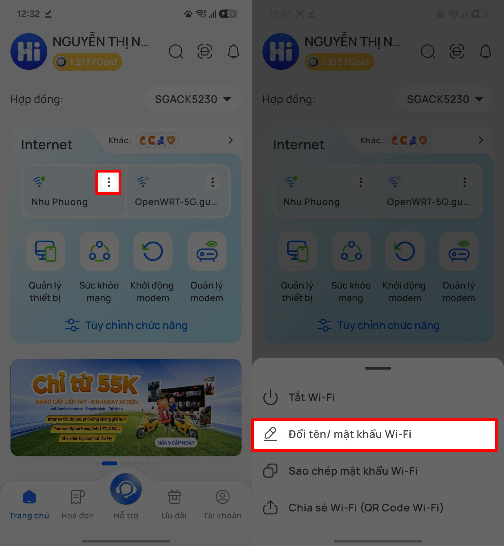 Cách đổi mật khẩu Wi-Fi bằng điện thoại Cách đổi mật khẩu Wi-Fi bằng điện thoại
