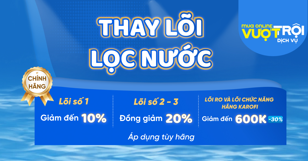 Thay Lõi Lọc Nước Chính Hãng