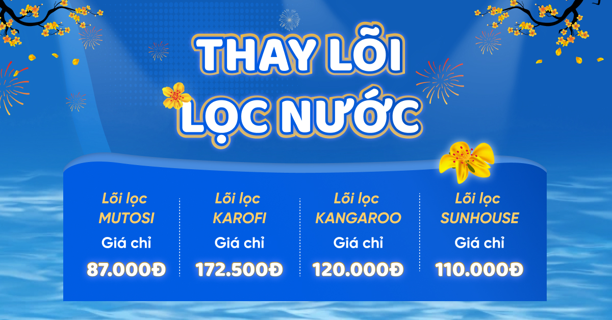 Thợ Điện Máy Xanh Thay Lõi Lọc Nước Chính Hãng Chỉ Từ 87k