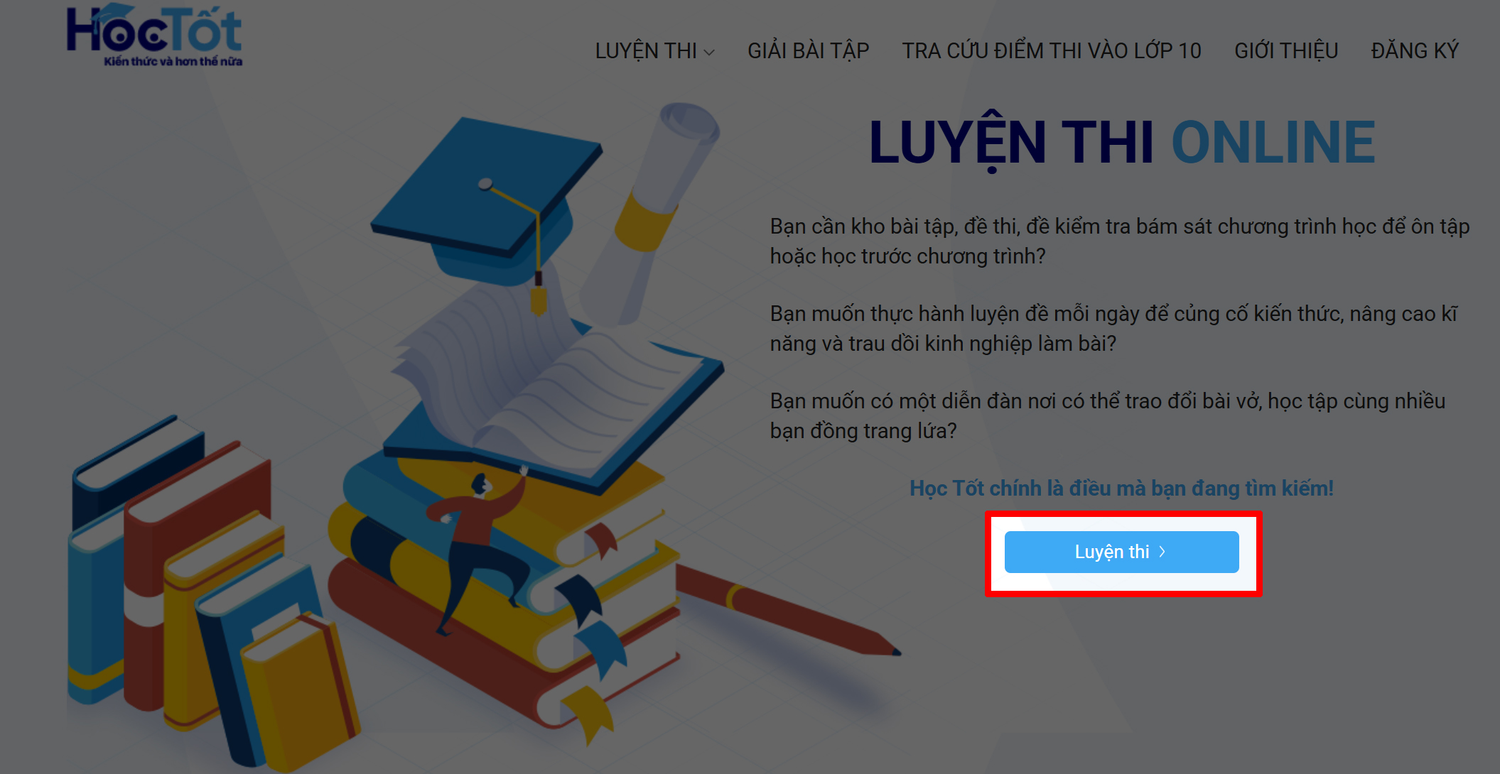 cách thi thử tốt nghiệp THPT Quốc gia 2026
