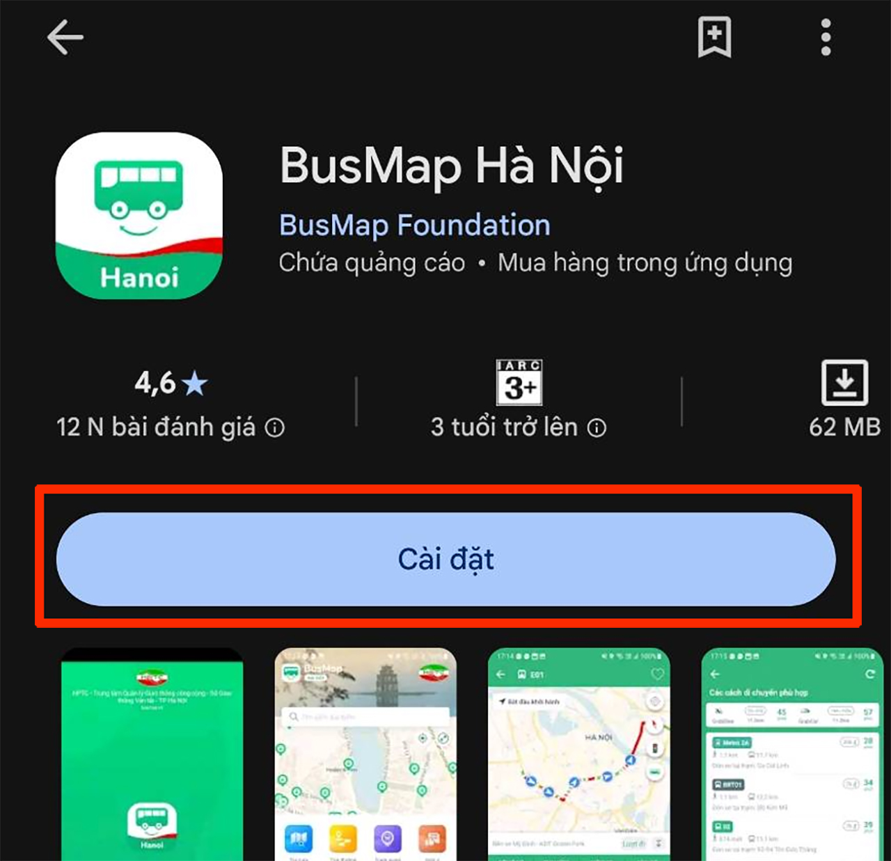 Tìm tuyến xe Bus qua ứng dụng BusMap Hà Nội Tìm tuyến xe Bus qua ứng dụng BusMap Hà Nội